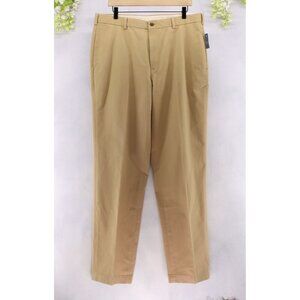 Brooks Brothers Men's Clark Straight Fit Stretch Advancege Chino Brown 36X34 NEW